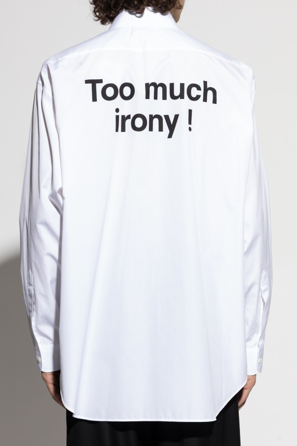 White Shirt with print Moschino - Vitkac Italy